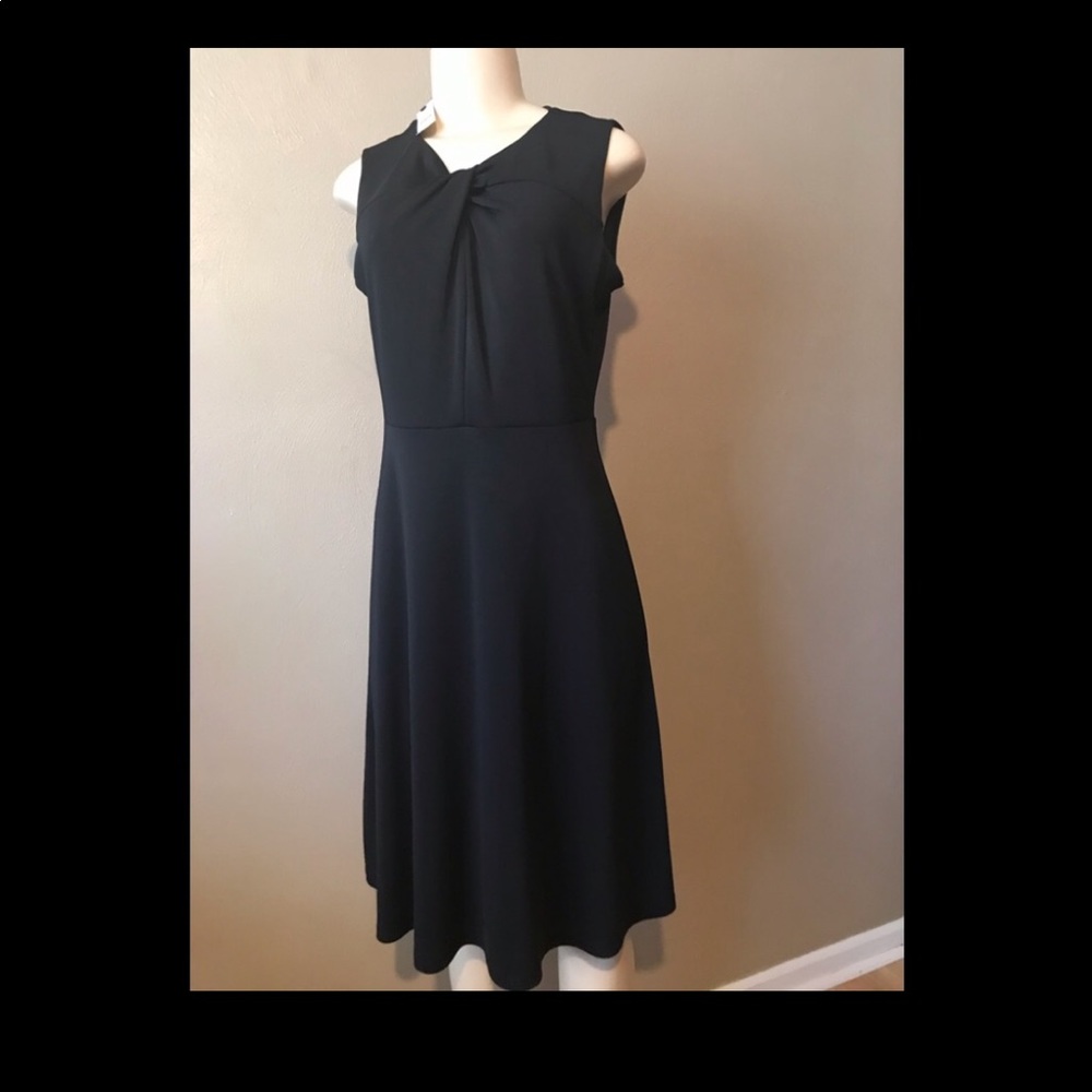 Talbots S black evening dress, polyester